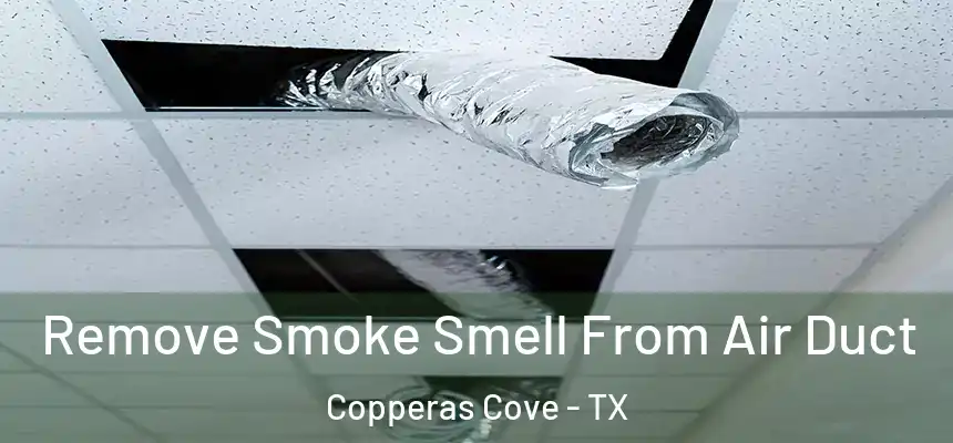 Remove Smoke Smell From Air Duct Copperas Cove - TX